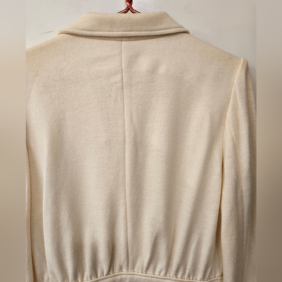 NWT - Banana Republic Wool Off White Double Breasted Sweater Blazer- Size XL - Picture 8 of 8